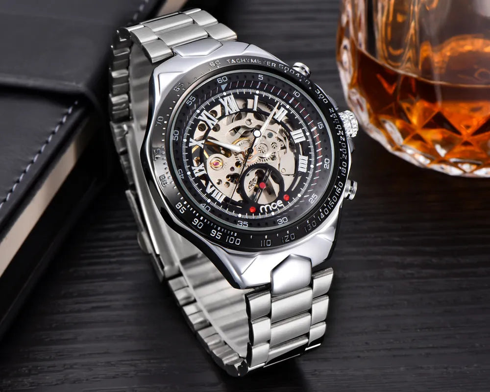 MCE men's mechanical watch with explosion-proof certification in multiple colour options