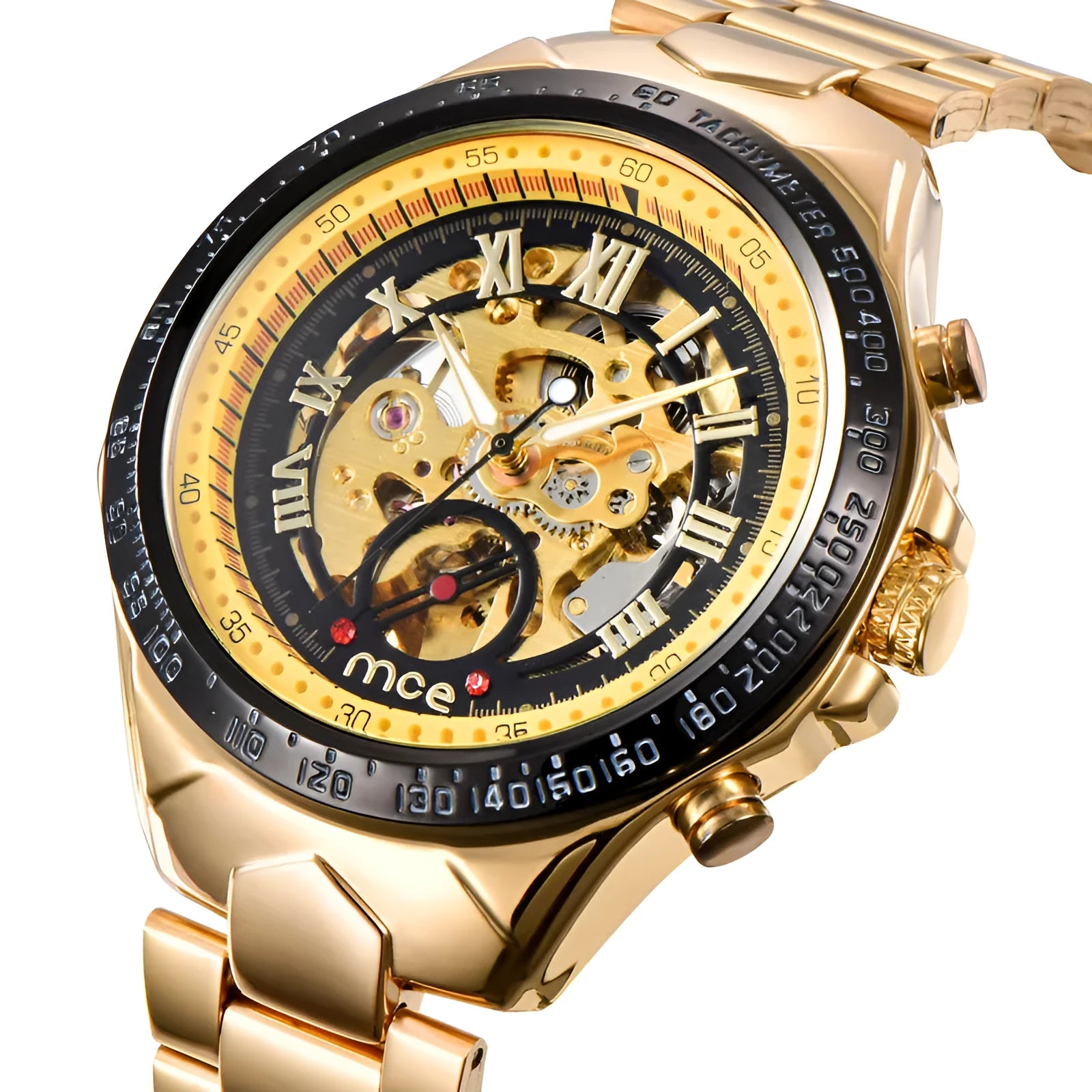 MCE men's mechanical watch with explosion-proof certification in multiple colour options