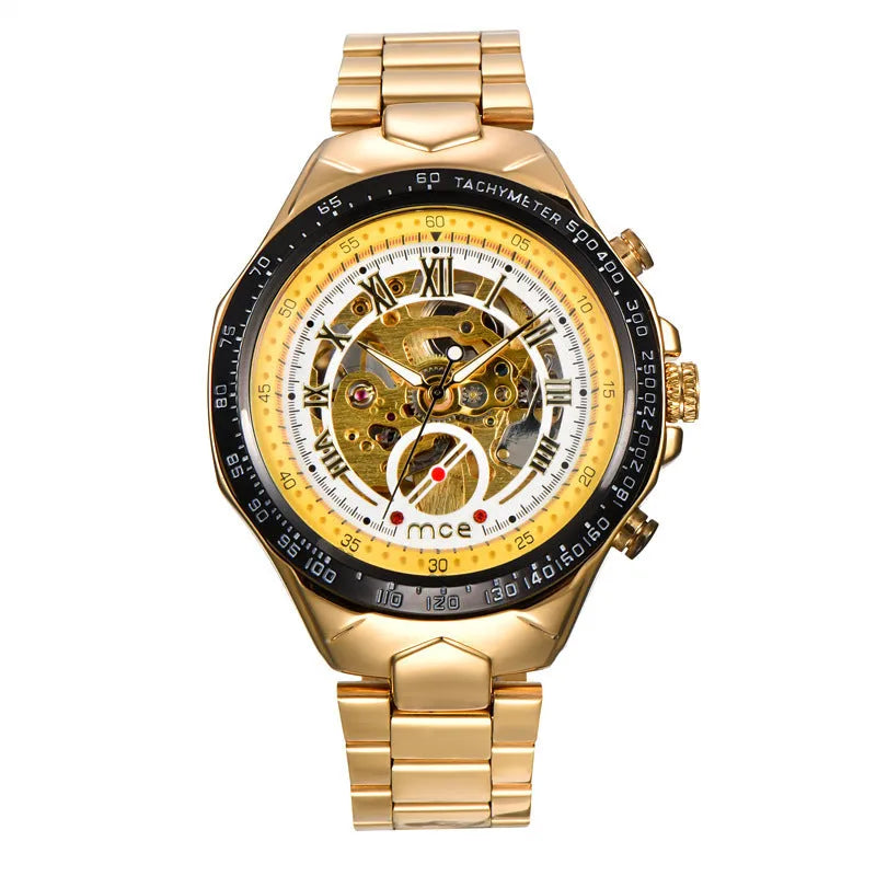 MCE men's mechanical watch with explosion-proof certification in multiple colour options