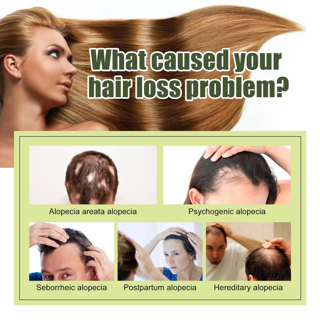 60ml bottle of hair care essential oil for anti-fall repair and dry end treatment