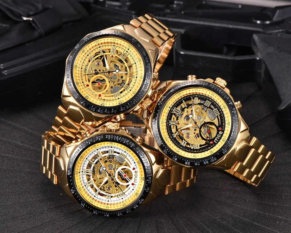 MCE men's mechanical watch with explosion-proof certification in multiple colour options