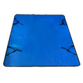 Water resistant cloth car pet mat for rear seat protection with dog footprint design