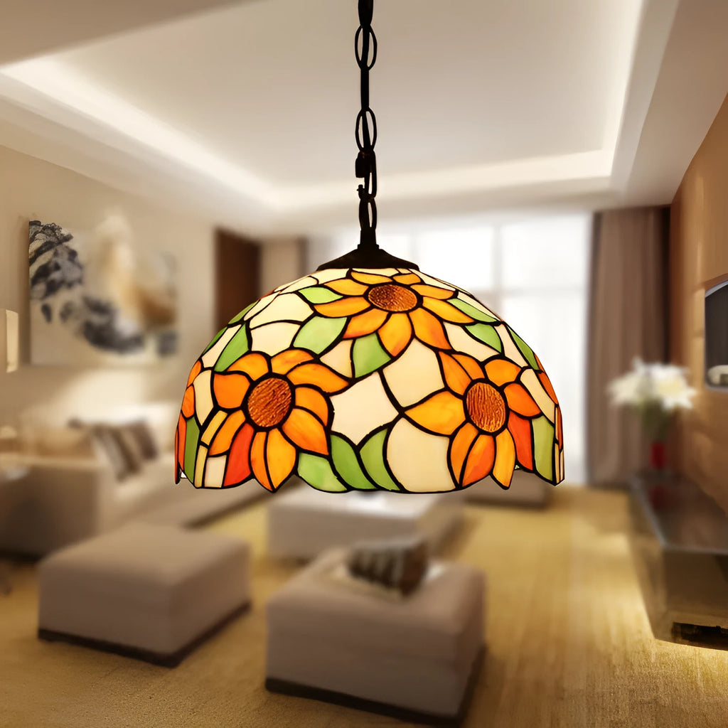 European retro Baroque style abstract chandelier made from coloured glaze, dimensions 36x36x26 cm.