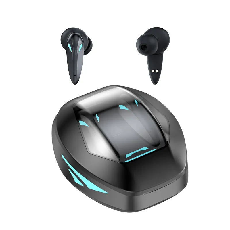Gaming Headset Bluetooth Headset TG09 Dual Mode Wireless Earbuds with Charging Case PC ABS Black E-Sports Low Latency 10m Range 4-8h Battery