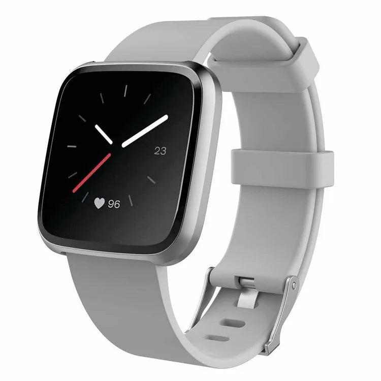 Fitbit Versa Lite replacement watch strap in multiple colours showing large and small size options