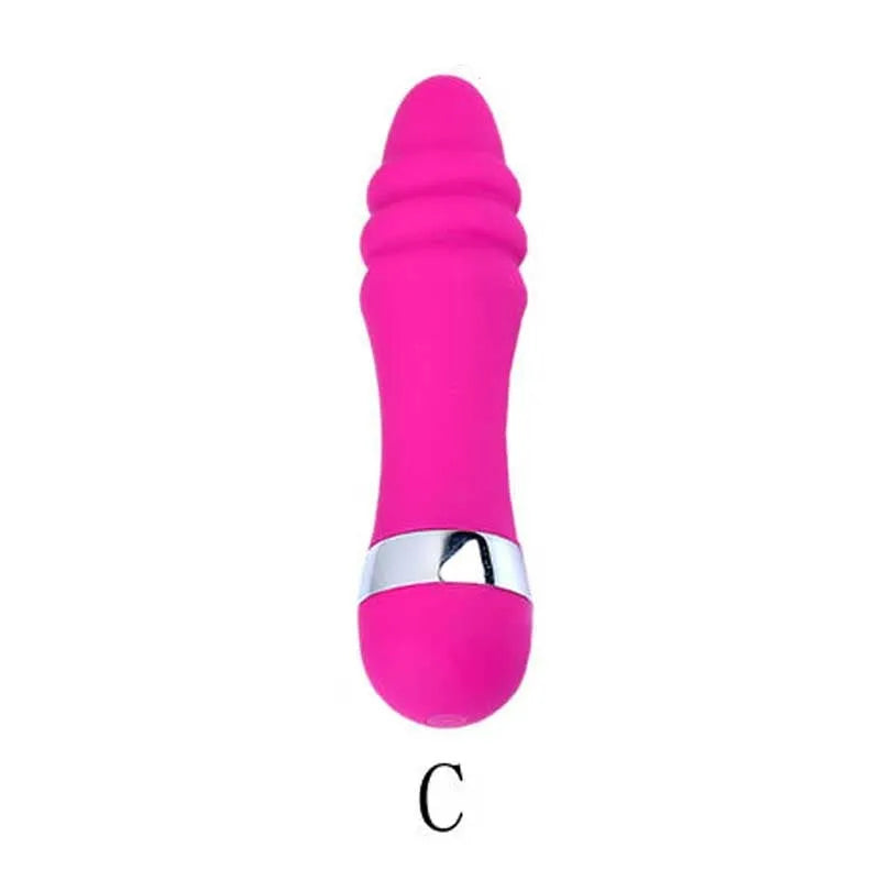 Realistic dildo mini vibrator showing six different style options for vaginal and anal stimulation