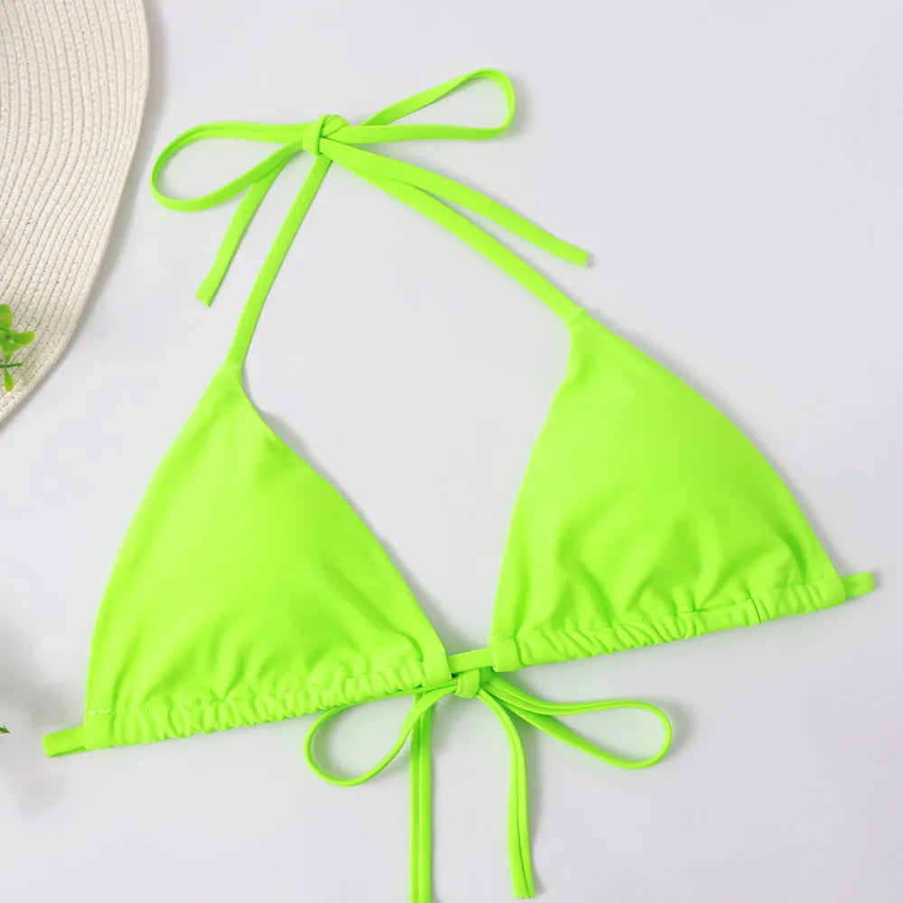 Print dress bikini three piece set in polyester with top pants and dress for swimming and wading