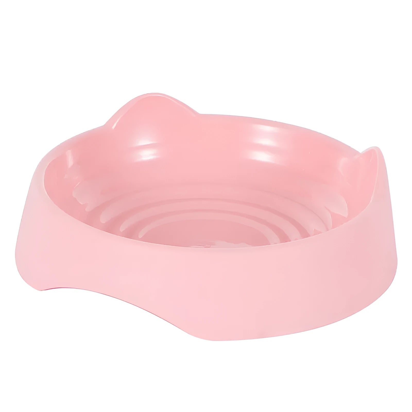 Blue ceramic dog slow feeder bowl with maze design for large breed dogs.