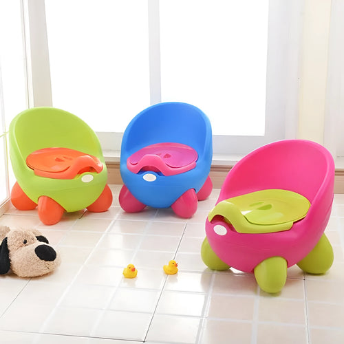 Dandan cartoon-themed baby toilet stool for potty training in a choice of six colours.
