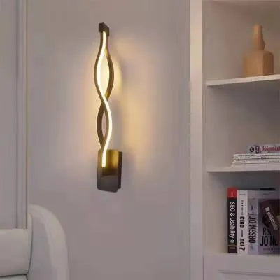 Minimalist Nordic LED wall lamp with silicone shade for bedroom bedside lighting
