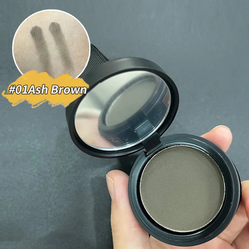 Hairline powder compact for shadow repair with fourteen colour shade options