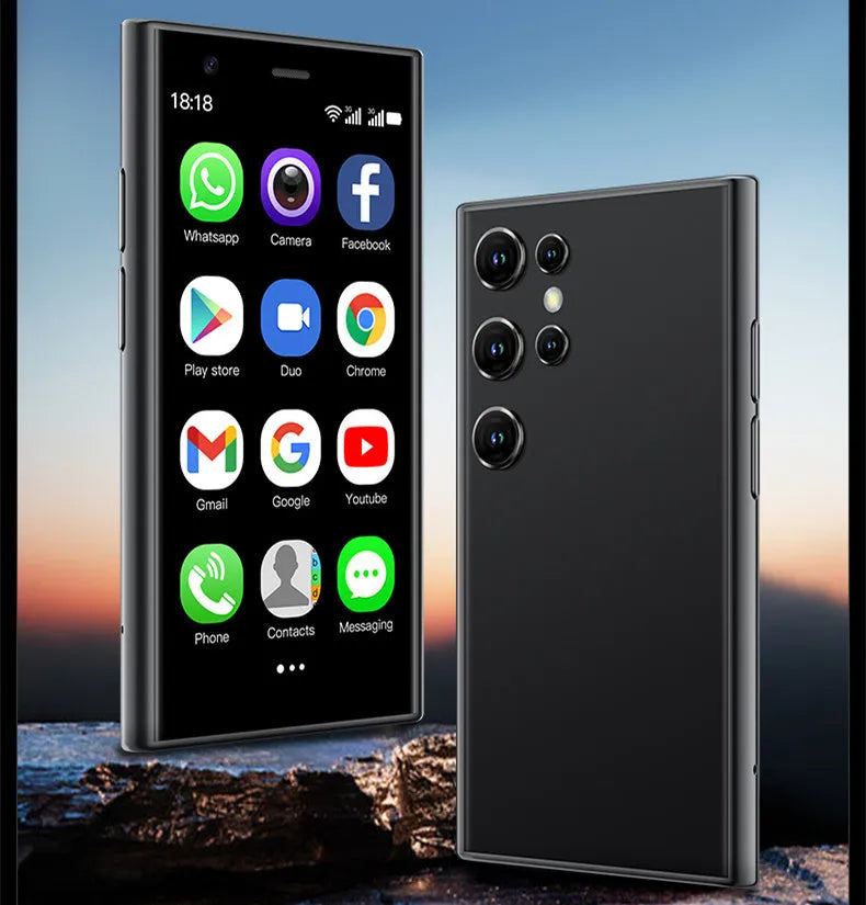 S23PRO & XS15 mini smartphone in black, green, or pink purple with 30-inch screen