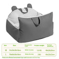 Universal removable car kennel for dogs in beige colours with washable polyester fabric construction