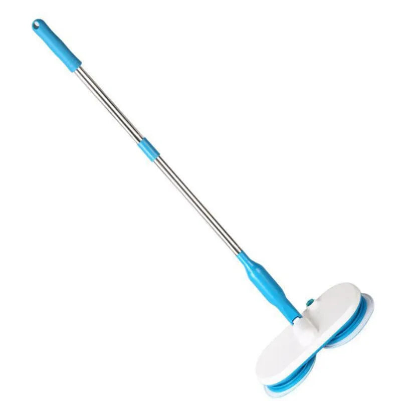 Wireless handheld electric floor cleaning mop with USB charging port and multiple pad attachments