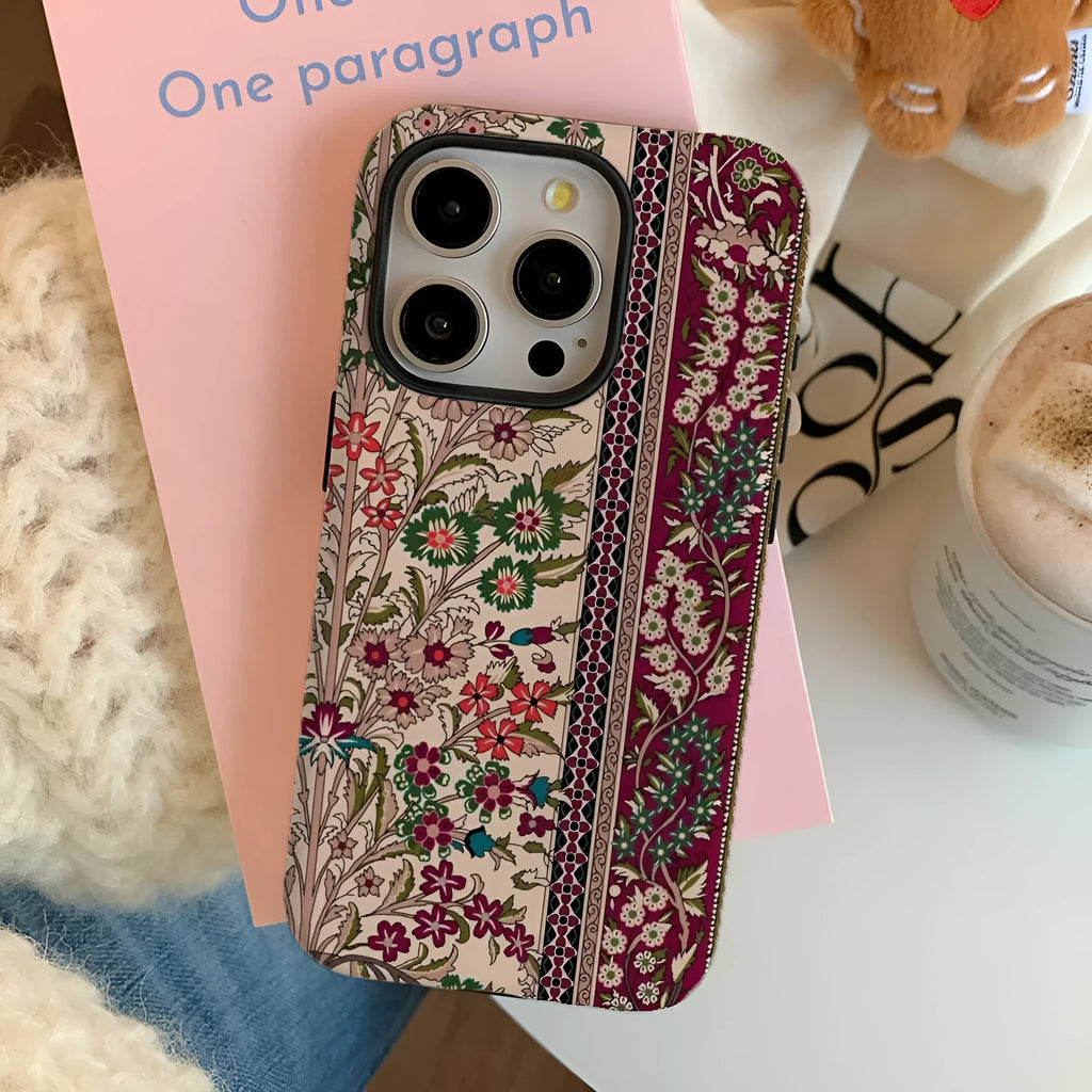 Advanced pattern plaid phone case with heat dissipation and anti-fingerprint coating for Apple iPhone