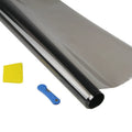 Black PET sun film for car windows 50x300cm with 80% heat insulation