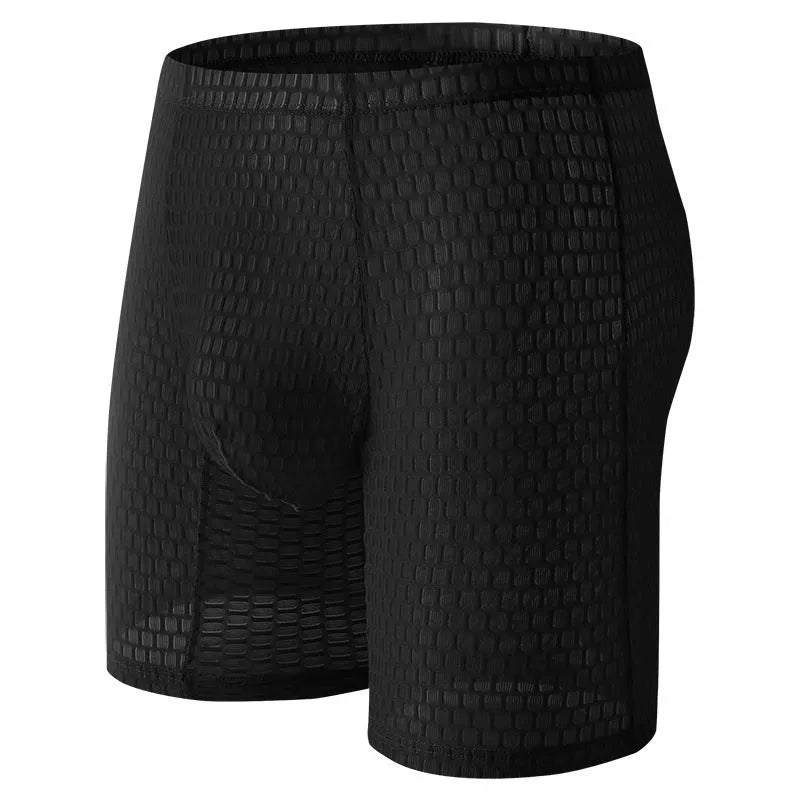 Men's lace fabric shaping boxer shorts with lengthened hip design in multiple colours