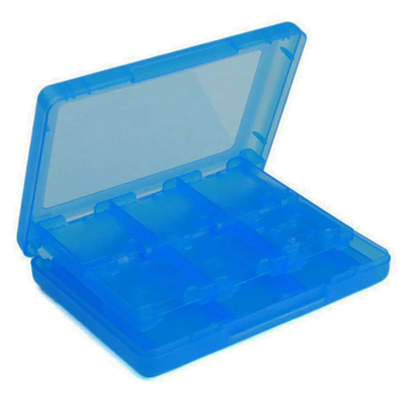 NDS 3DS game card storage box holding multiple game cartridges
