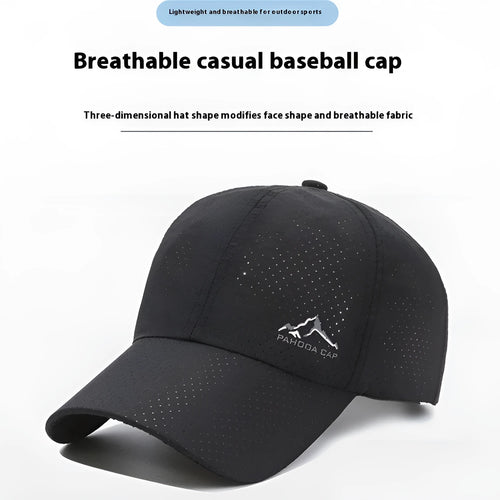Korean style baseball cap with adjustable closure and dome crown in multiple colour options