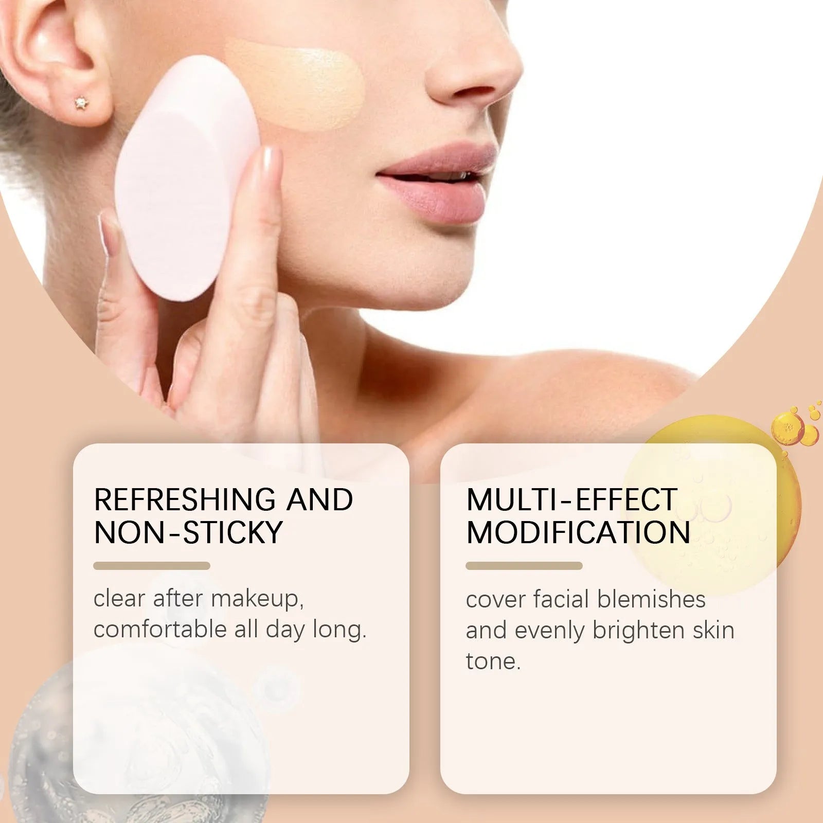 Tube of 3.5ml medium skin liquid foundation concealer from a beauty series.