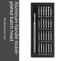 24 in 1 magnetic precision screwdriver set with chrome vanadium steel bars and choice of aluminium or plastic handles