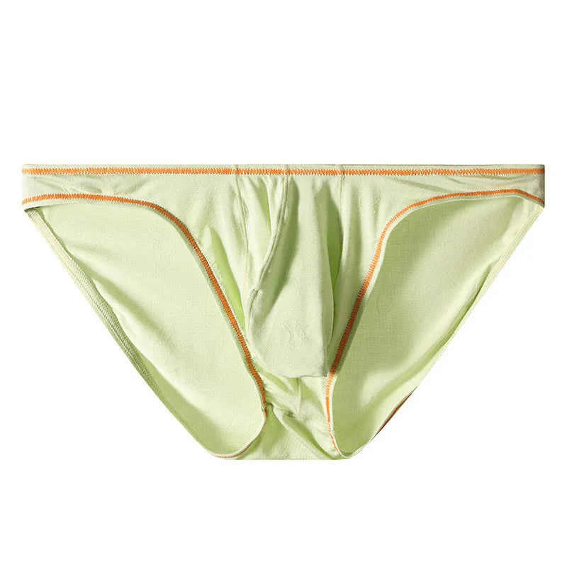 Men's modal fabric ice silk underwear with butt-lift design in five colour options