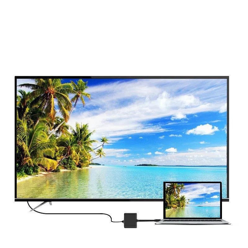 Black USB Type-C to HDMI adapter cable for Nintendo Switch with 4K 1080p support