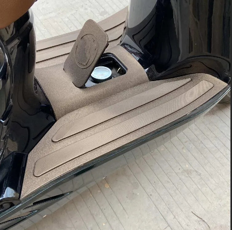 3D rubber motorcycle foot pad modification accessory for front foot positions