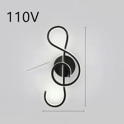 Minimalist Nordic LED wall lamp with silicone shade for bedroom bedside lighting