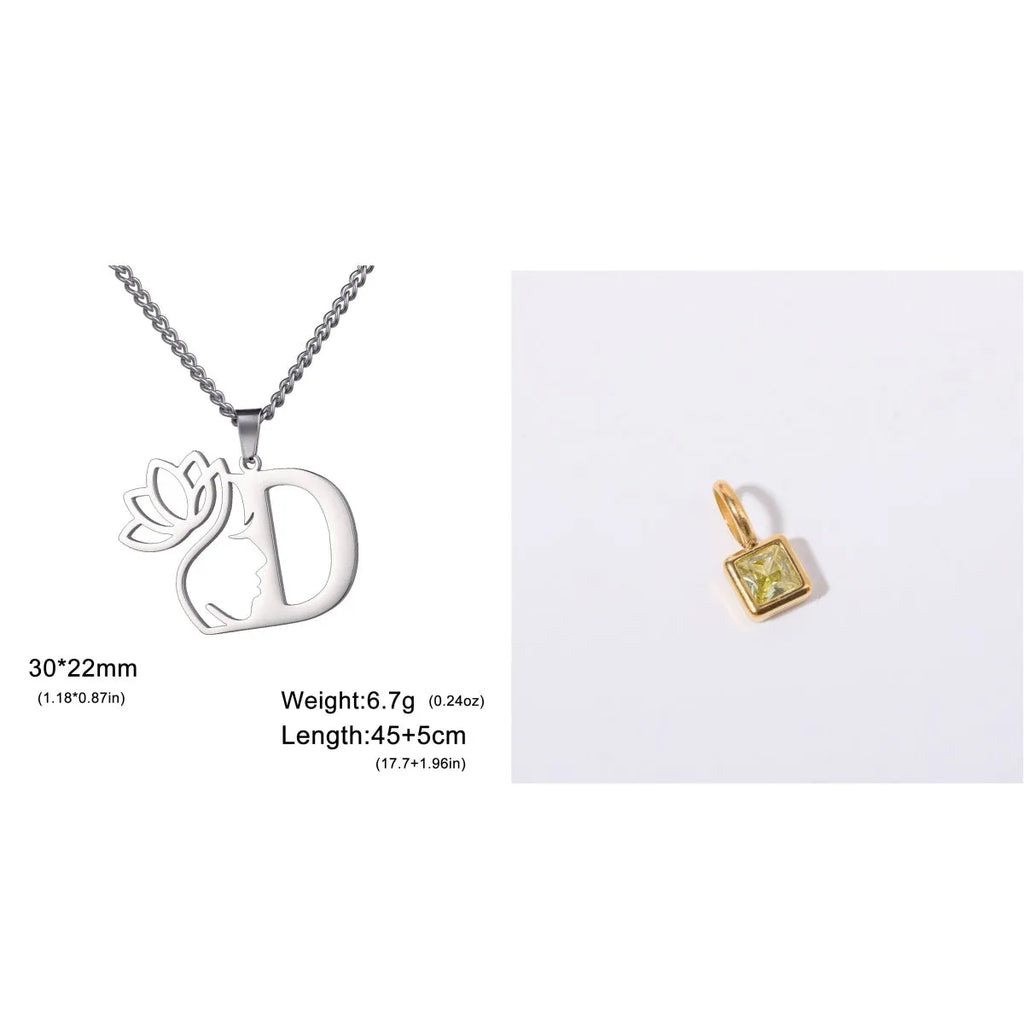 Stainless steel cross chain necklace with electroplated finish shown in gold and silver colour options