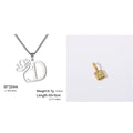Stainless steel cross chain necklace with electroplated finish shown in gold and silver colour options