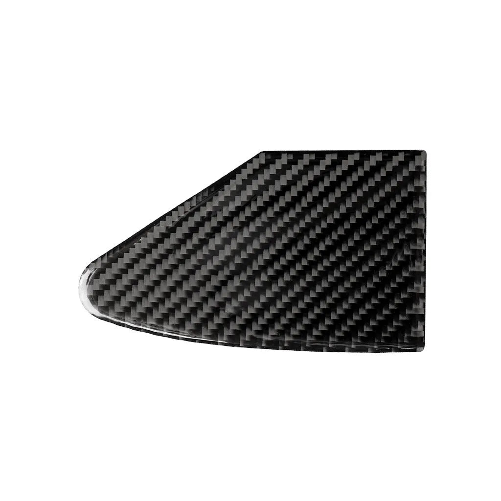 Carbon fibre USB charging port panel sticker with 3M adhesive backing