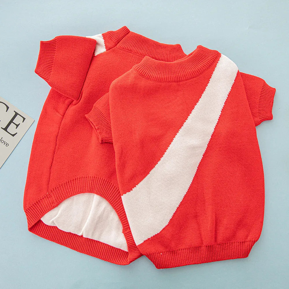 Wool pet jumper for corgis and poodles in various colours and sizes