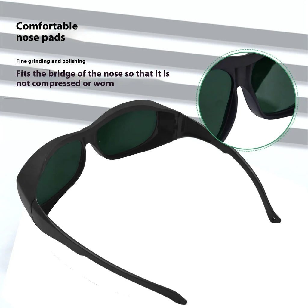 PC laser protection goggles for photon skin rejuvenation with 200-2000nm optical filtering