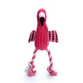 Pink corduroy animal shape squeaky plush dog toy for small and large dogs