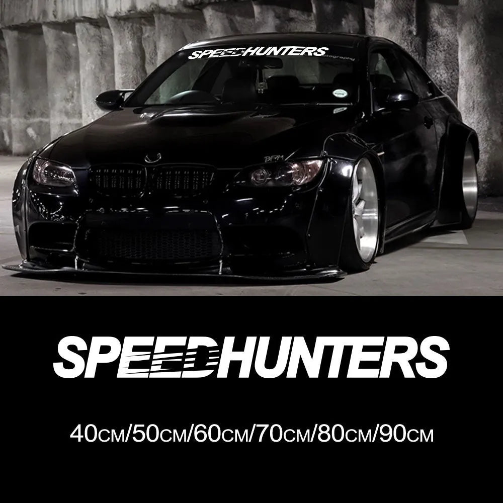 Speed Hunters 59x10cm reflective car vinyl sticker for rear vehicle application