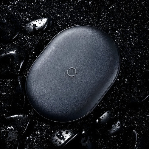 Baseus Rough 15W wireless charging pad for mobile phones in black colour