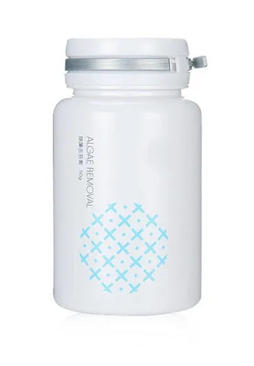50g swimming pool algaecide tablet for removing green water and preventing algae in pools and aquariums.