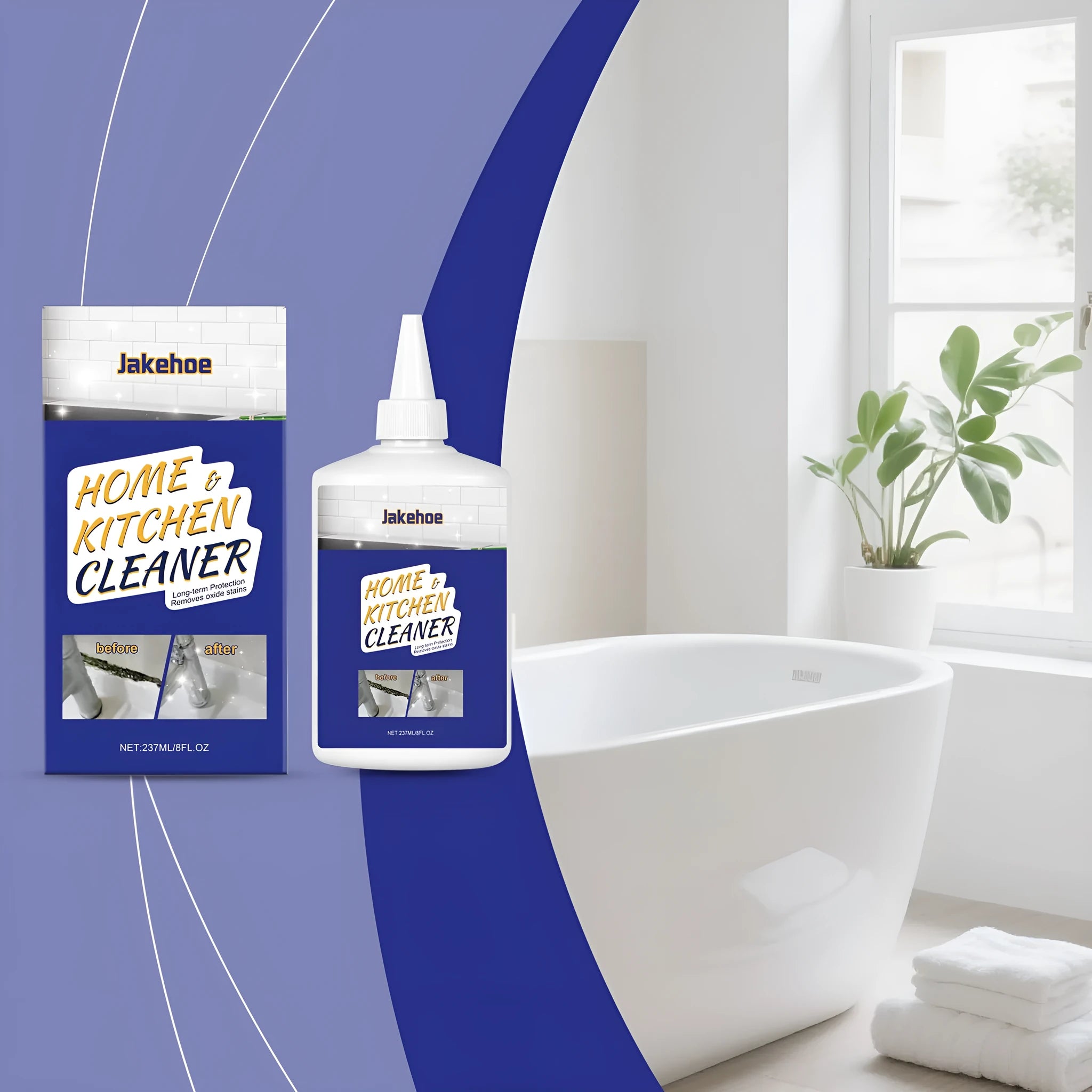 237ml multi purpose decontamination gel in tube for kitchen and bathroom cleaning