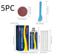 85ml metal epoxy adhesive kit with push rod, scraper and sandpaper for stainless steel copper aluminium repairs