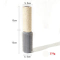 Brown sisal cat scratching post measuring 30cm long for face scratching