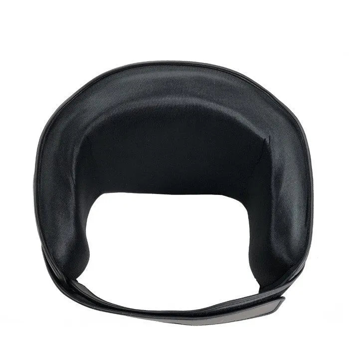 Dark grey Sanda boxing chest protection target with thick padding and waist support strap.