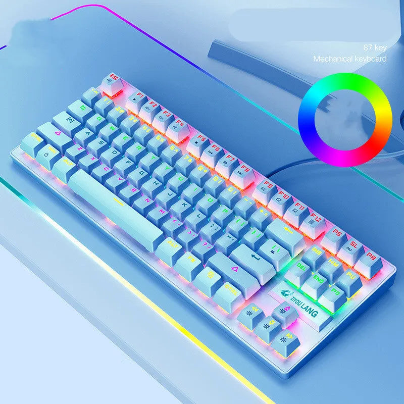 Mechanical gaming keyboard in ABS material with mechanical axis, available in multiple colours