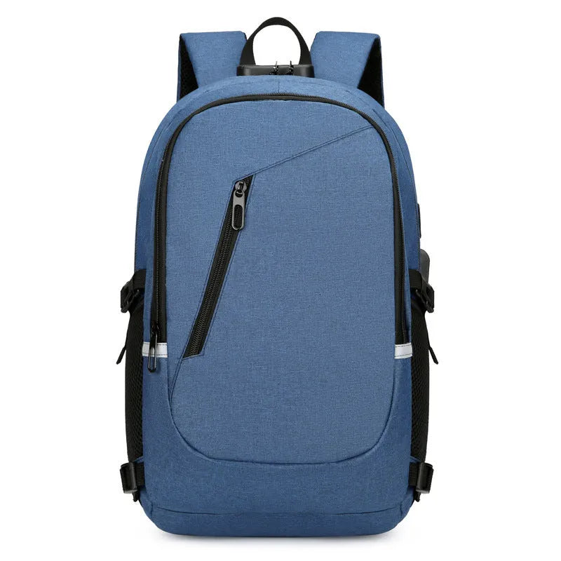 Oxford cloth computer backpack in street trend style with 20-35L capacity for laptop protection