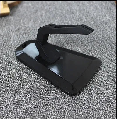 Desktop fastening clip coil clamp wire holder for cable management in black