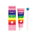 Tongue cleaning gel brush kit with 50g tube and tongue coating brush for oral hygiene