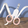 Professional pet nail clippers with curved 20º tips and ergonomic rubber handle for cats and small dogs