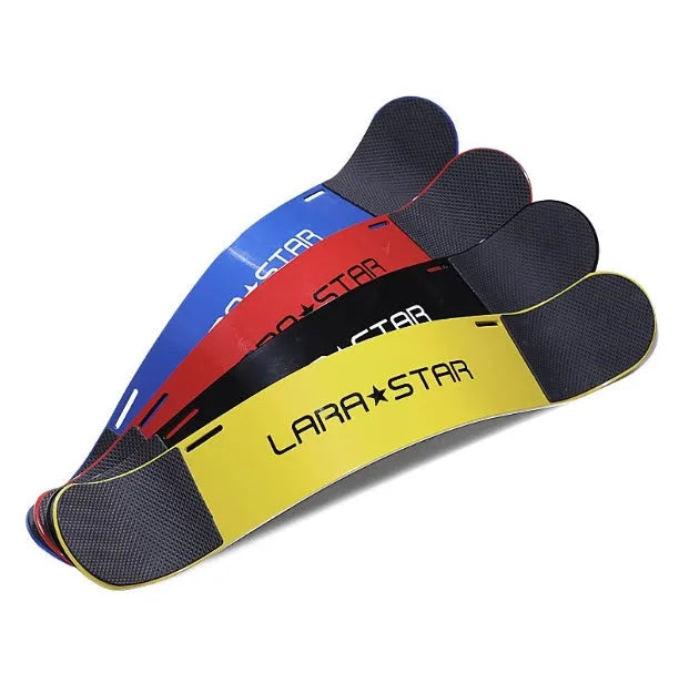 LARASTAR Arm Blaster Pro aluminium plate biceps support in black, 58cm long, with 200kg capacity