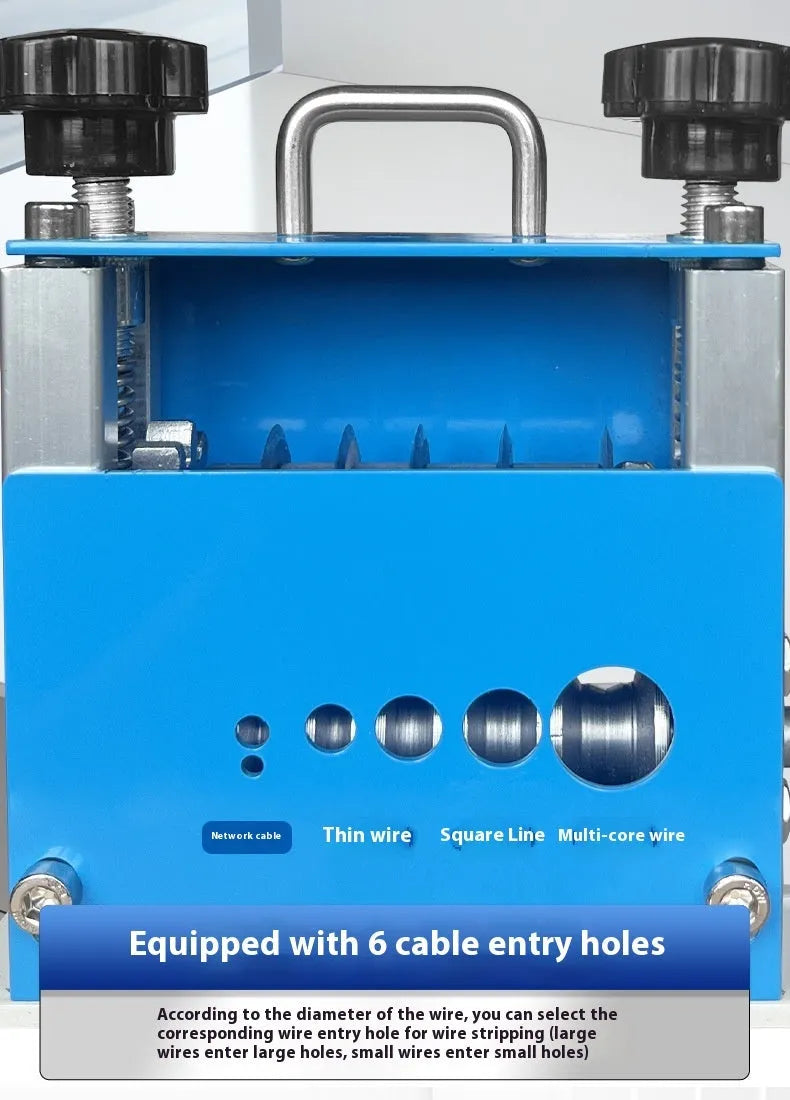 SD017 manual wire stripping machine with adjustable 0.5-17mm range