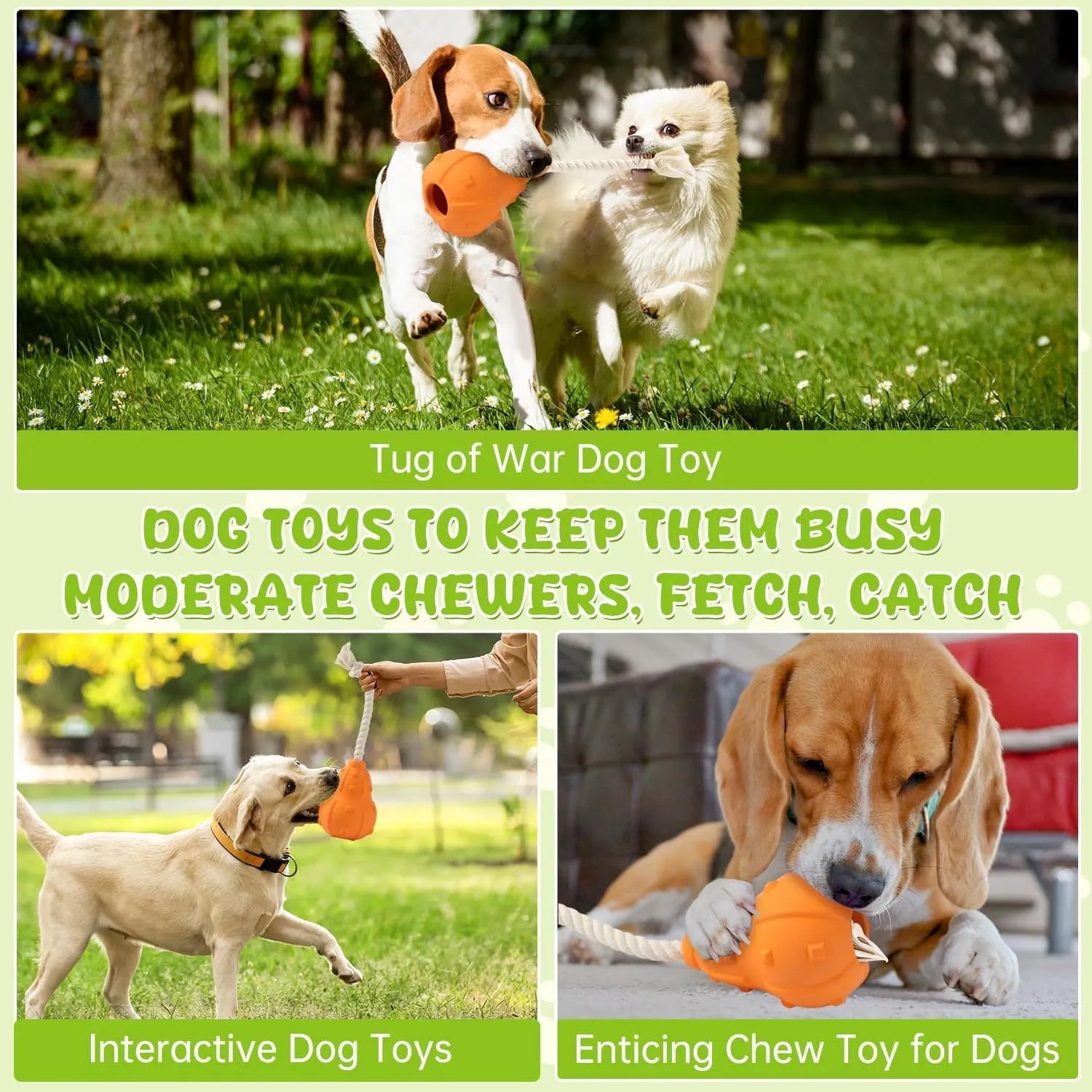 Natural rubber stuffable dog toy 30 cm long with treat dispensing hole for small medium breeds
